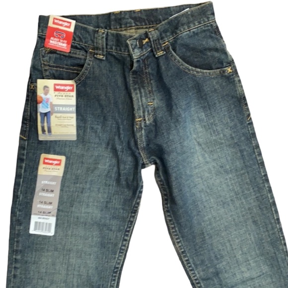 Wrangler Other - Wrangler 14 Slim NWT straight Leg Jeans